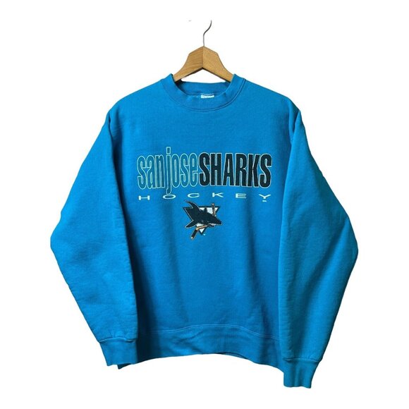 Vintage San Jose Sharks Hockey Salem Sportswear Crewneck